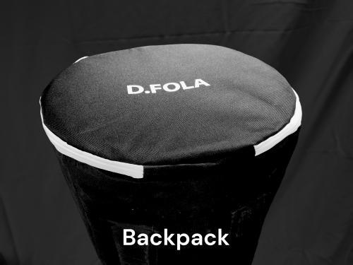 Djembe D.FOLA gỗ mộc